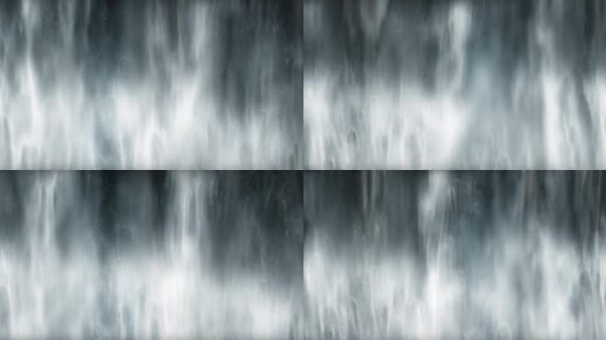 4K超宽屏瀑布流水全息投影背景