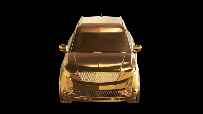 凯迪拉克XT6黄金版效果展示通道素材
