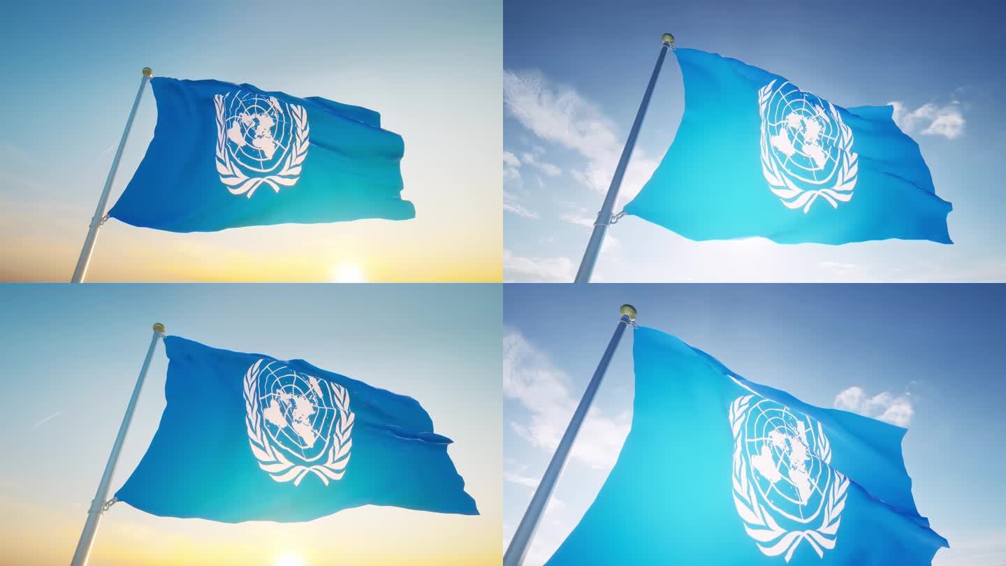 联合国合作旗帜
