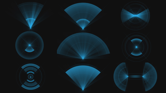 扫描 扩散 信号 雷达 视频包(A)