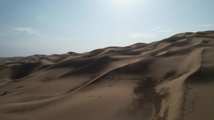 吐鲁番库木塔格沙漠4k航拍