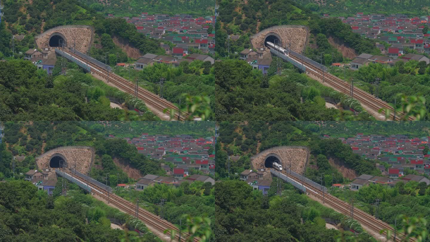 动车高铁进出隧道