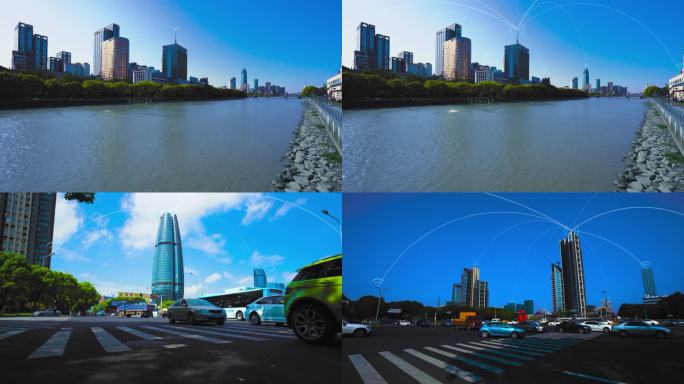 宁波-城市光线扩散
