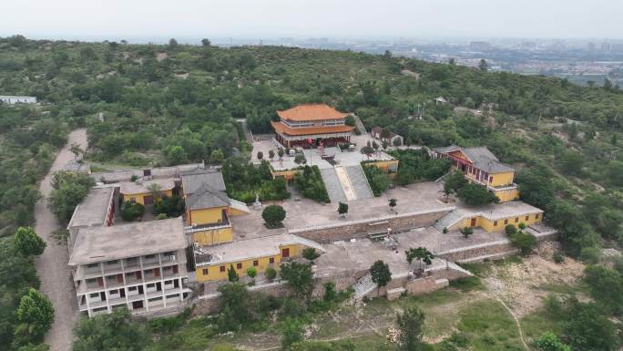 河南许昌禹州风景名胜大悲禅寺航拍