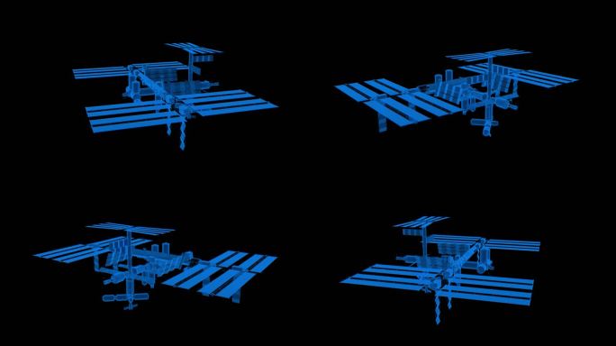 全息素材  国际空间站