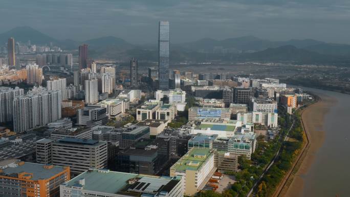 深圳福田河套视频福田海关附近深港合作区