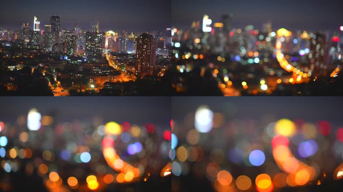 城市霓虹灯