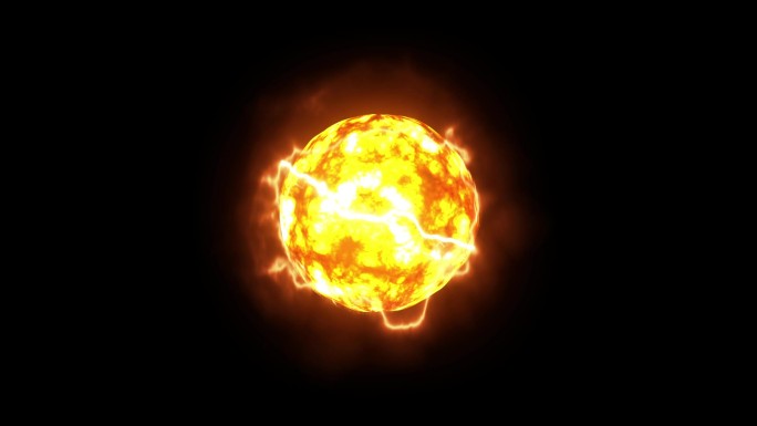 熔岩能量球特效