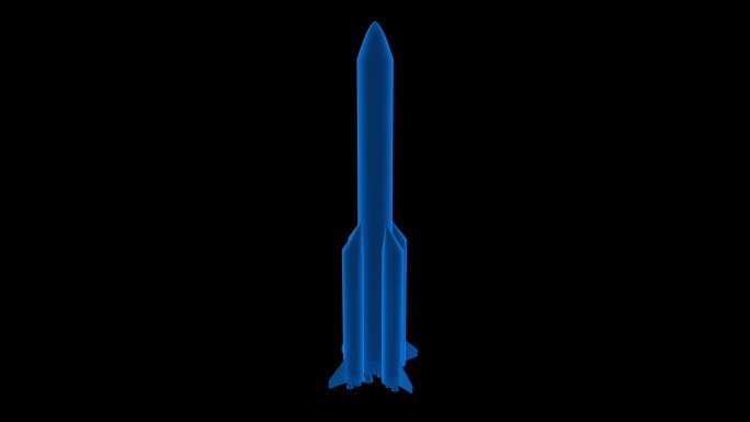 全息素材 火箭3