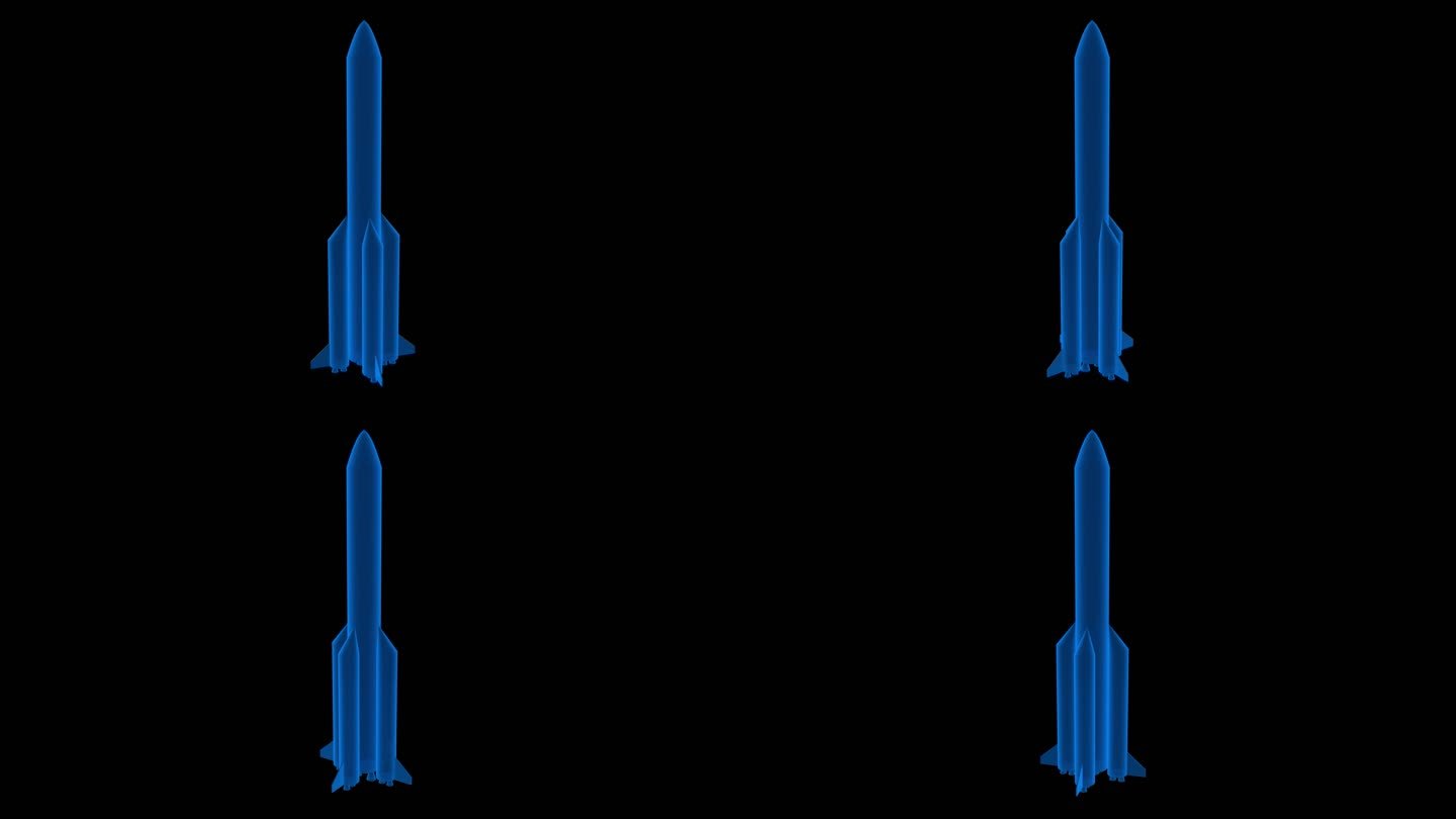 全息素材 火箭3