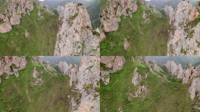 海东市互助县泽林峡航拍