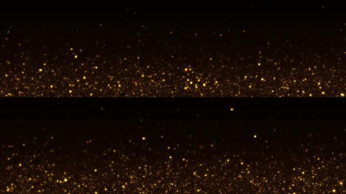 4K金色唯美亮片粒子-AE模版