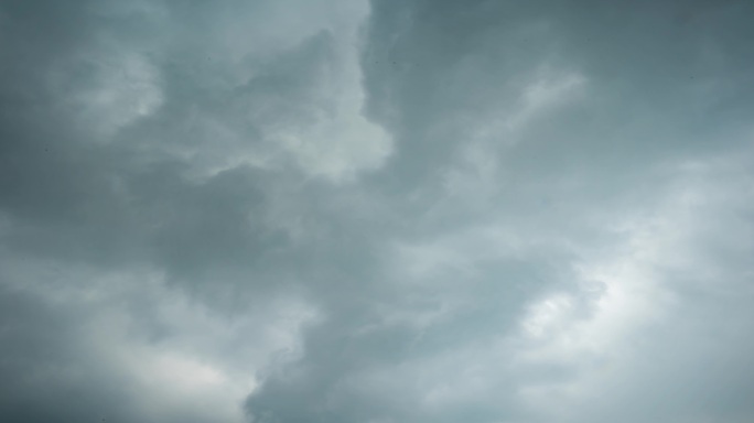 4k天气骤变乌云密闭零星雨点极端天气延时