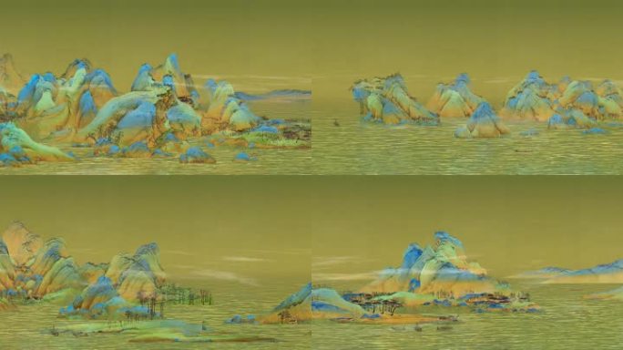 《千里江山图》 3D还原 5分钟完整版