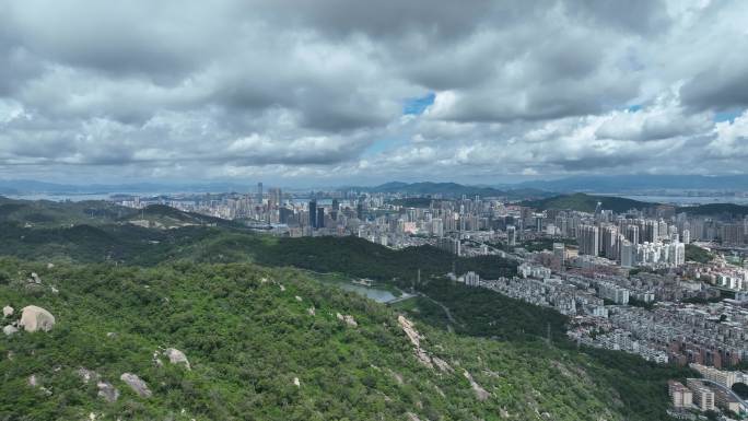 4K60厦门城市大景航拍