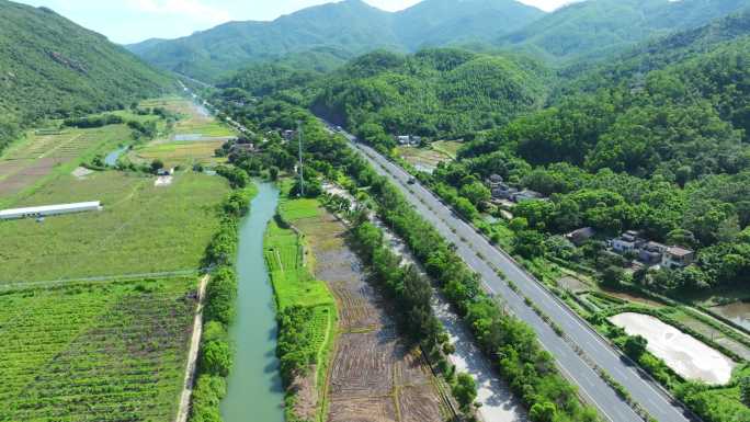 航拍中国广东江门高速公路