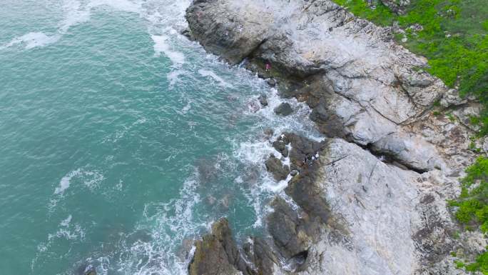 岛屿海岛礁石航拍