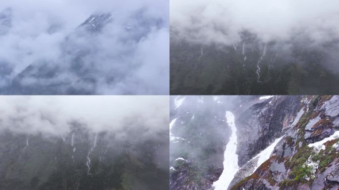 4K航拍川西阿坝州毕棚沟风光美景