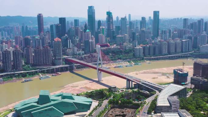 重庆千厮门长江大桥全景