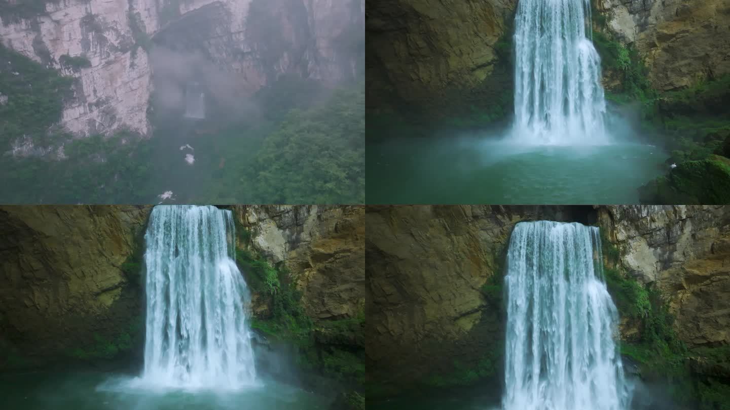 【原创3镜头合集】贵州羊皮洞瀑布