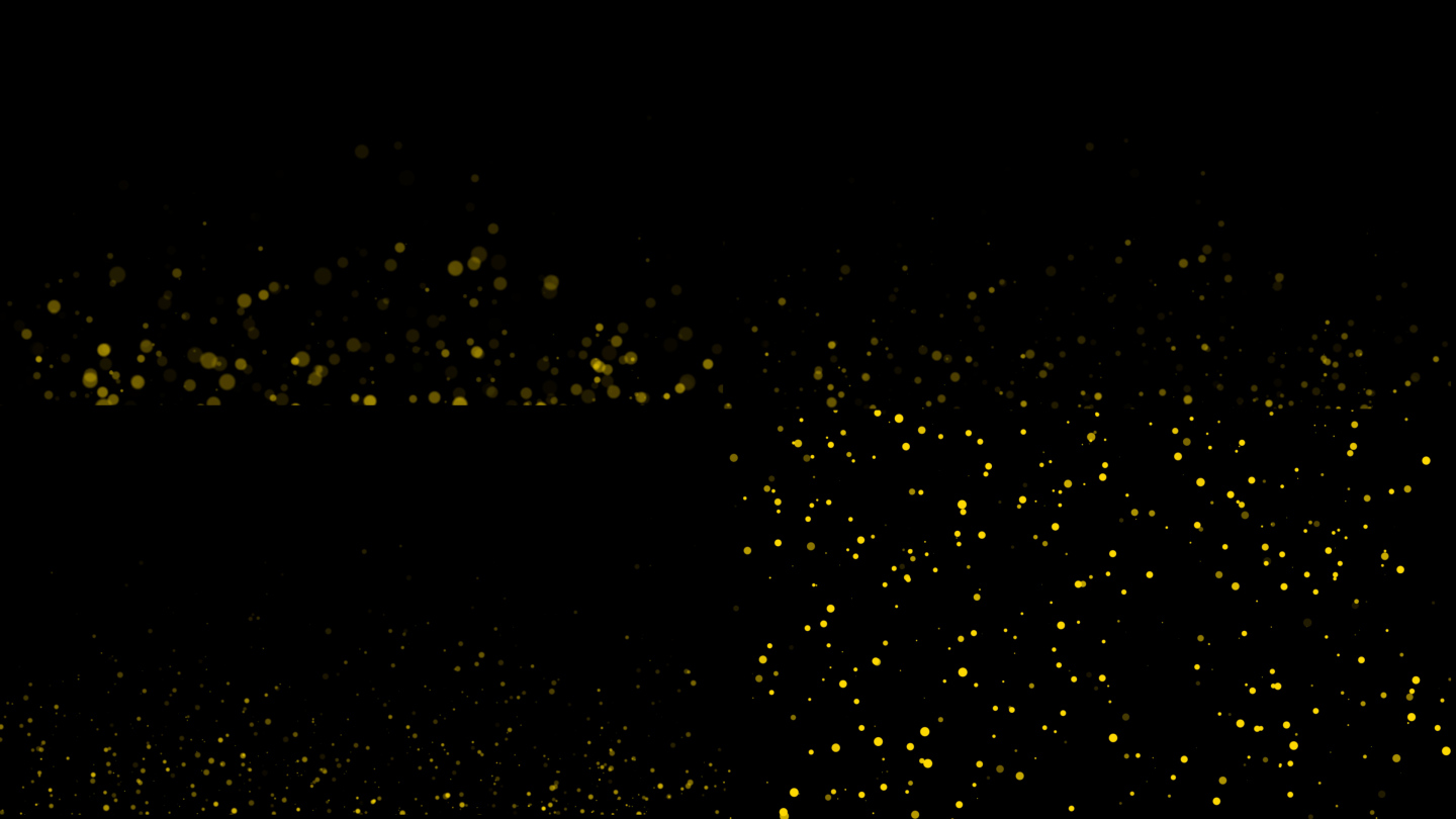 4份金色粒子背景（含透明通道）