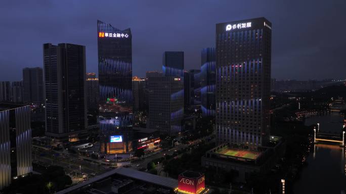 佛山 南海 夜景 灯光秀 千灯湖