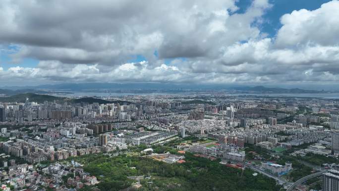 4K60厦门城市大景航拍