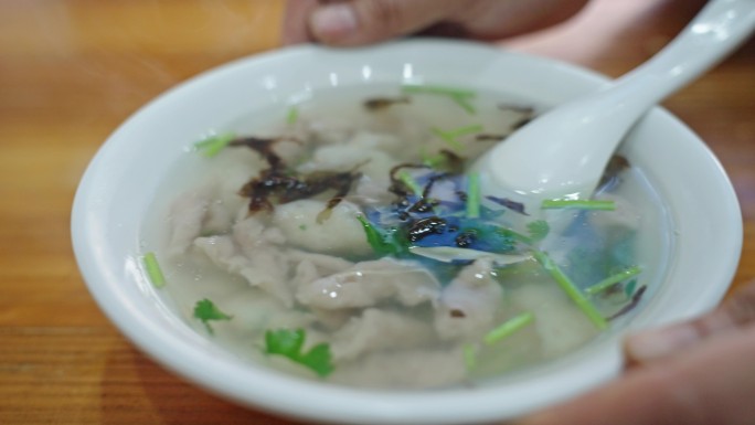 福建地方特色小吃 肉燕扁肉馄饨