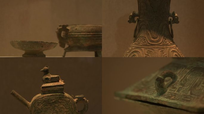 河南安阳文字博物馆青铜器展品