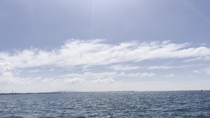 澳大利亚墨尔本晴天大海空镜
