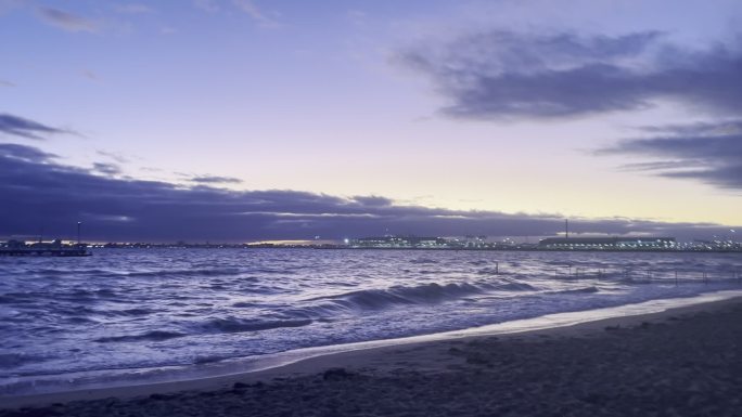 澳大利亚墨尔本海边空镜