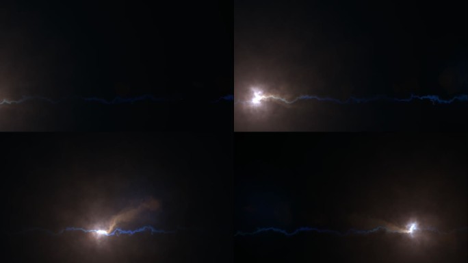 4K扫光特效文字电弧