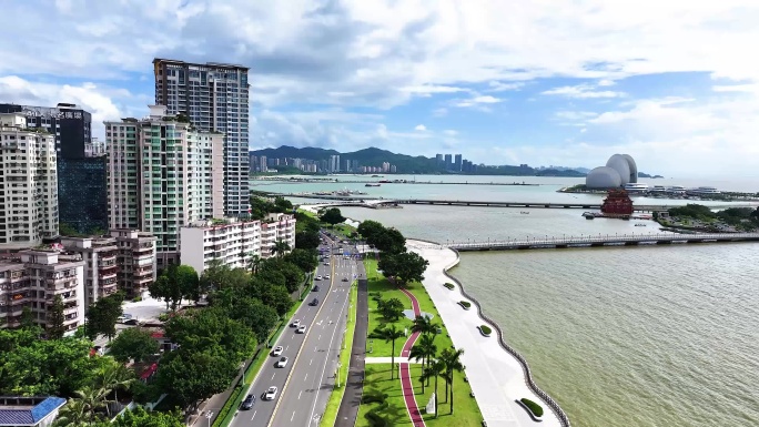 珠海海边全景