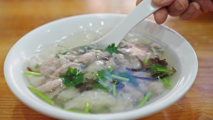 福建地方特色小吃 肉燕扁肉馄饨