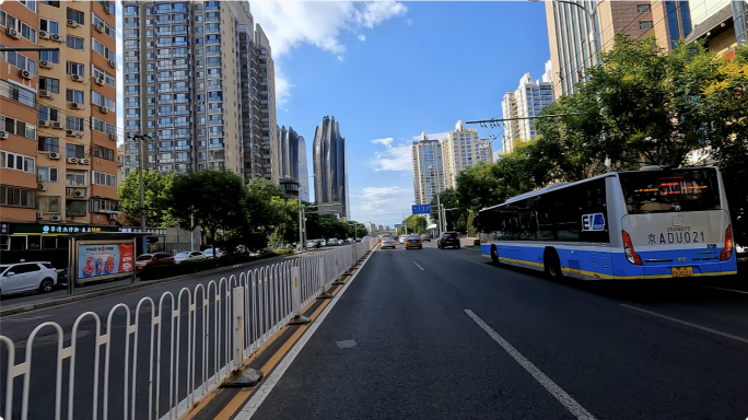 北京城市道路 行车第一视角