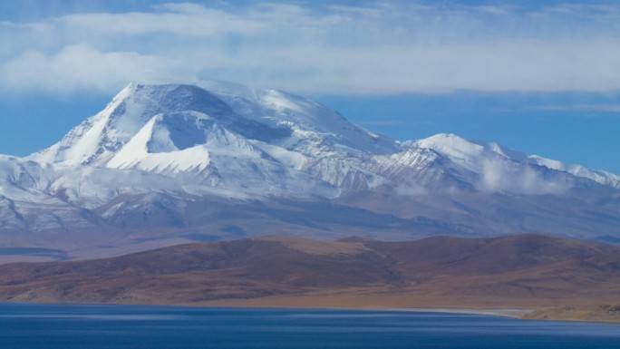 圣湖 玛旁雍错 雪山