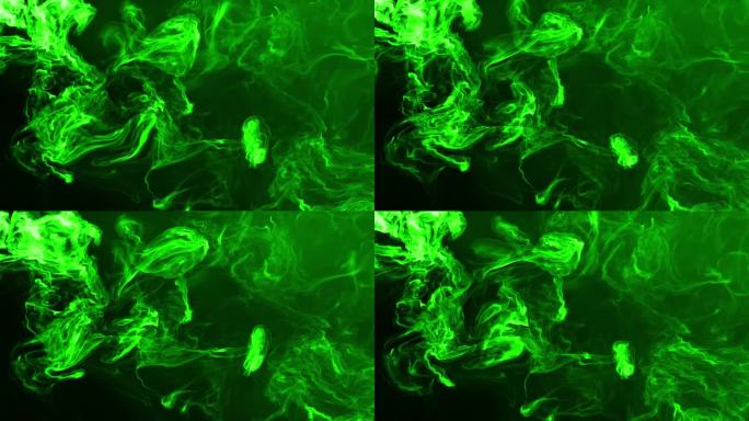 4K多彩烟雾流动背视频15