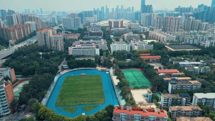 广州暨南大学建筑多镜头