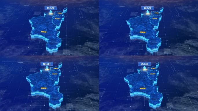 淮北市相山区蓝色三维科技区位地图