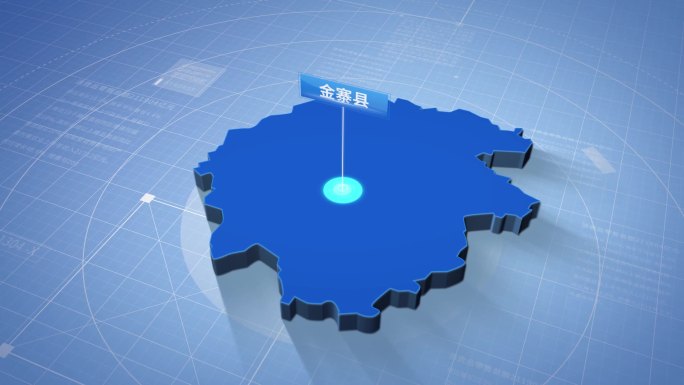 金寨县蓝色三维科技区位地图