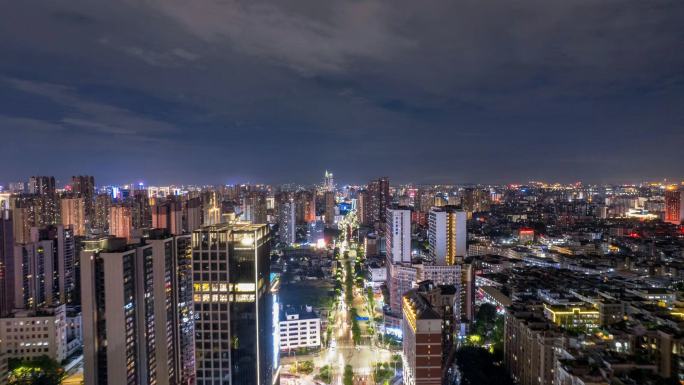 佛山禅城朝安兆祥路夜景延时