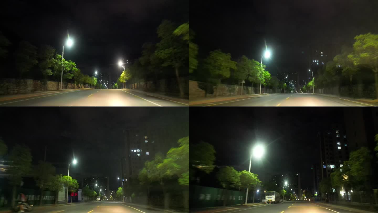 夜晚马路