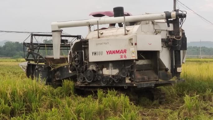 水稻收割机 收割割稻谷机械化生产农业器械