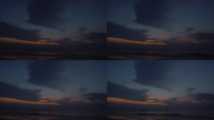 海边清晨日出
