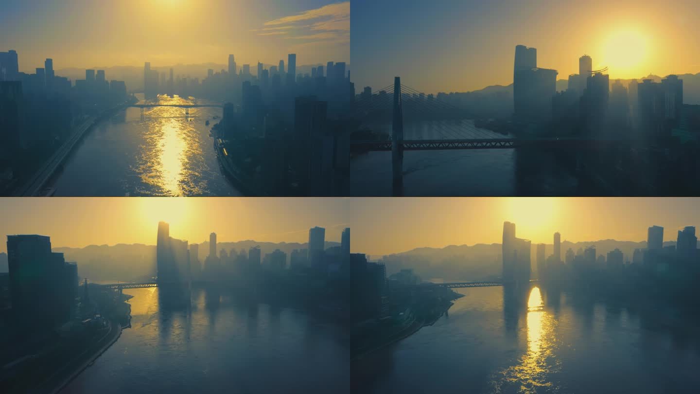 大重庆清晨雾景