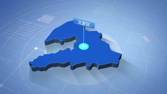 义安区蓝色三维科技区位地图