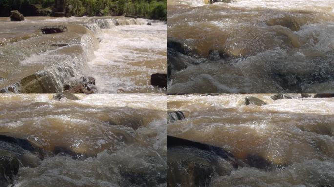 溪流流水慢镜头