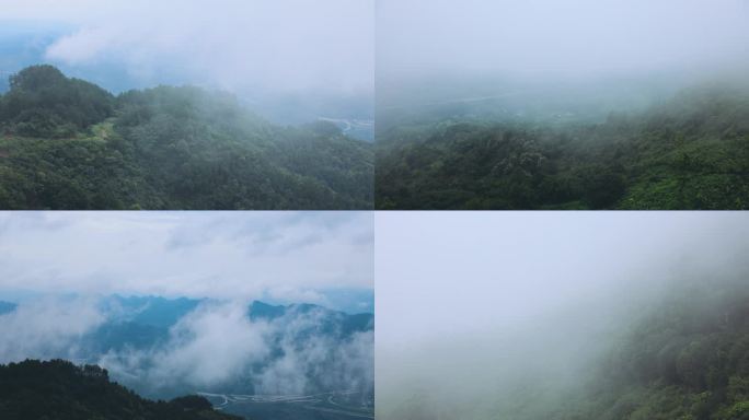高山云雾缭绕延时
