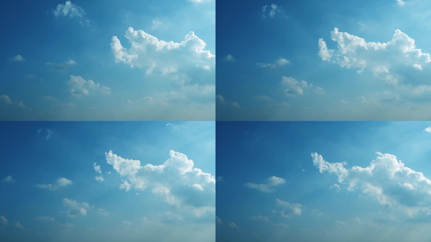 4K蓝天白云 云动态 云延时 天空空镜
