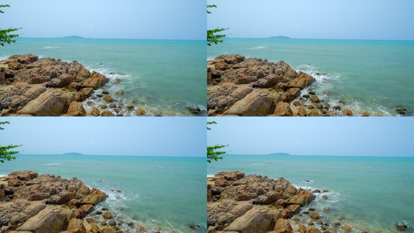 大海 礁石 岩石 海浪 海景 海南三亚